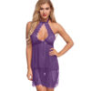 Refined and elegant women’s keyhole back babydoll with a luxurious design, ideal for a special nightwear experience.